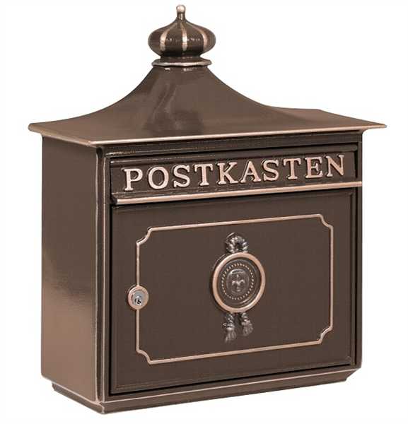 Briefkasten Bordeaux 1895 Bronze