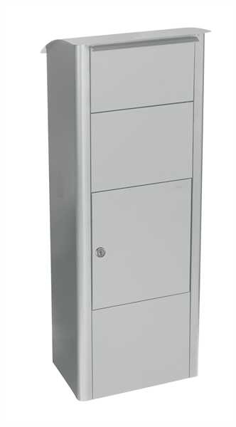 Paketbriefkasten Beech 457901M Weißaluminium