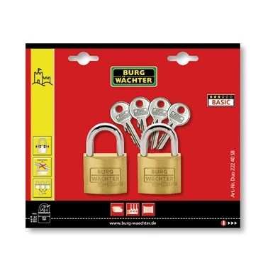 Hangschloss Set Trio 222/20